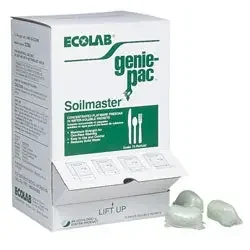 Genie-Pac Soilmaster RF – Dish Detergent 0.70 oz. Dispenser Box Pod Scented – 6112260