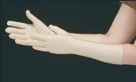 Gentle Compression – Compression Gloves Full Finger One Size Fits Most Forearm Length Right Hand Lycra / Spandex – 60613/NA/RT