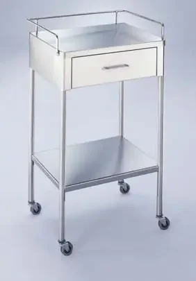 George – Anesthesia Utility Table 20 X 16 X 34 Inch Stainless Steel 2 Drawers – 0227754000
