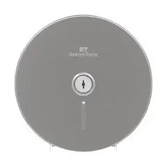 Georgia-Pacific Jumbo Jr – Toilet Tissue Dispenser Silver Steel Manual 1 Roll Wall Mount – 59448