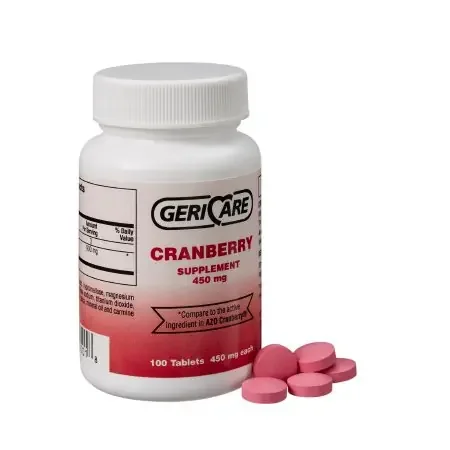 Geri-Care – Dietary Supplement Cranberry Extract 450 mg Strength Tablet 100 per Bottle – 845-01