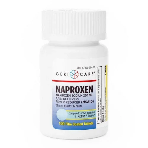 Gericare, Pain Relief Naproxen Sodium, 100 Tablets