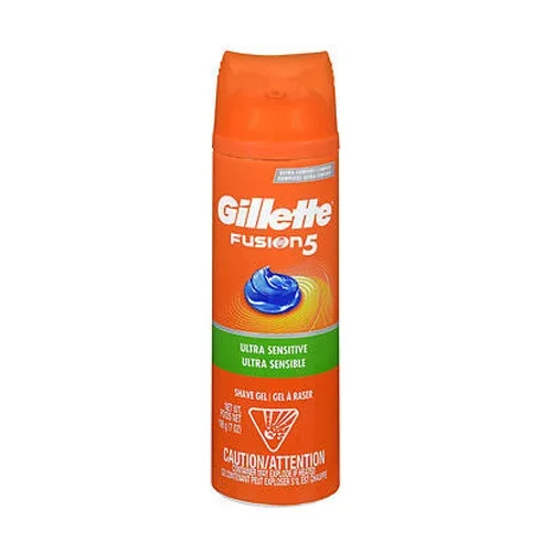 Gillette, Fusion5 Shave Gel Ultra Sensitive, 7 oz