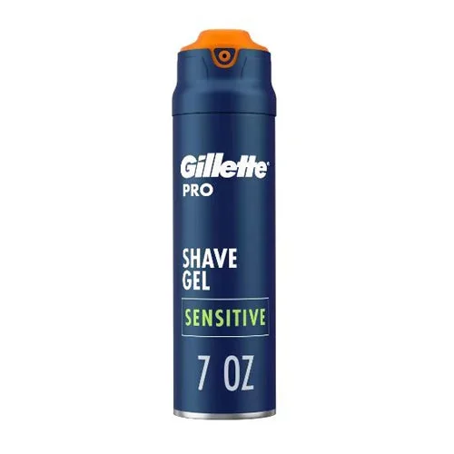 Gillette, Pro Men’s Sensitive Shaving Gel, 7 Oz