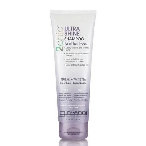 Giovanni Cosmetics, 2Chic Ultra-Shine Shampoo Tsubaki + White Tea, 8.5 Oz
