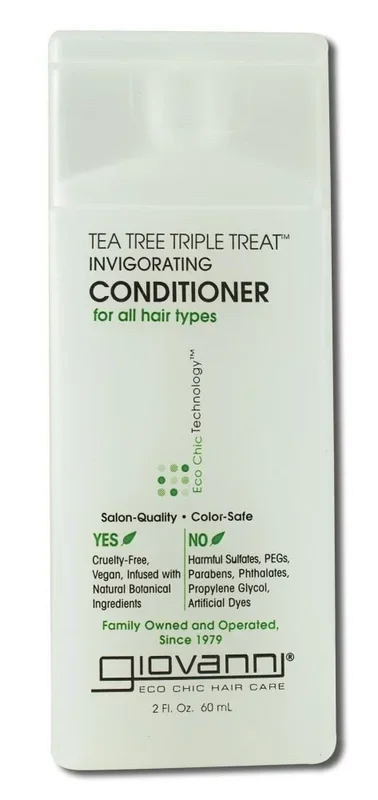Giovanni Tea Tree Triple Treat Invigorating Conditioner 2 oz Liquid