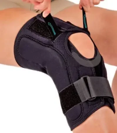 GK Origin – Knee Brace Large D-Ring / Hook and Loop Strap Closure 19 to 22 Inch Thigh Circumference Left or Right Knee – 5640-L