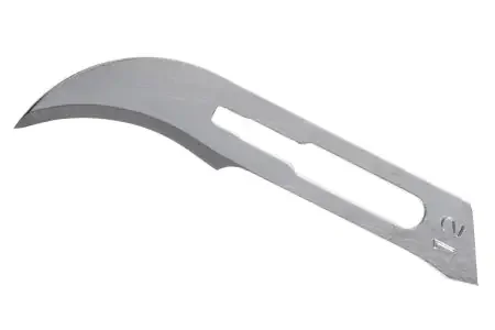 Glassvan – Surgical Blade Carbon Steel No. 12 Sterile Disposable Individually Wrapped – 2001T-12