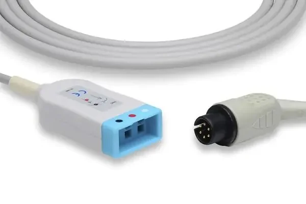 Global Medical Imaging – ECG Cable 10 Foot For Acuson Ultrasound System – CB-81320R-S
