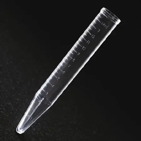 Globe Scientific – Centrifuge Tube Conical Bottom Plain 16.6 X 120 mm 15 mL Without Color Coding Without Closure Polystyrene Tube – 6260