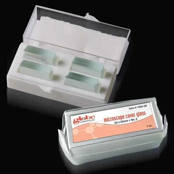 Globe Scientific – Cover Glass Square No. 2 Thickness 18 X 18 mm – 1401-20