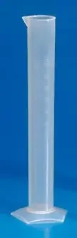 Globe Scientific – Graduated Cylinder Class B / Hexagonal Base Polypropylene 250 mL (8 oz.) – 601080-1