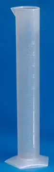 Globe Scientific – Graduated Cylinder Class B / Hexagonal Base Polypropylene 500 mL (16 oz.) – 601081-1