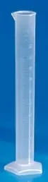 Globe Scientific – Graduated Cylinder Pentagonal Base Polypropylene 100 mL – 601079-1