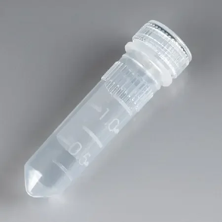 Globe Scientific – Microcentrifuge Tube Conical Bottom Plain 2 mL Without Color Coding Screw Cap Polypropylene Tube – 111730