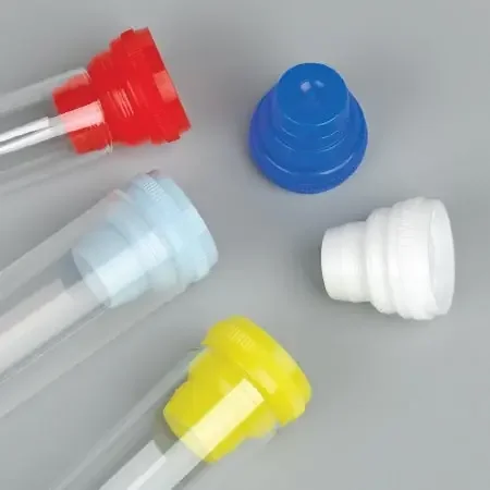Globe Scientific – Multi-Fit Plug Cap White For 10 mm, 12 mm, 13 mm and 16 mm Tubes – 5529W