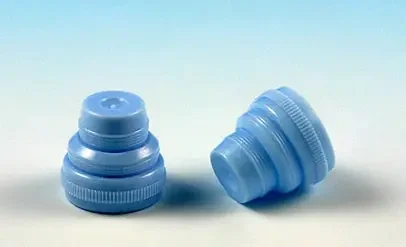 Globe Scientific – Plug Cap Light Blue Secondary Tube – 5529