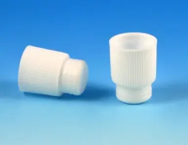Globe Scientific – Stopper, Plug 16 mm, White, Polyethylene, Hollow, High Grip – 116132