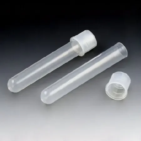 Globe Scientific – Test Tube Round Bottom Plain 12 X 75 mm 5 mL Without Color Coding Without Closure Polypropylene Tube – 110406