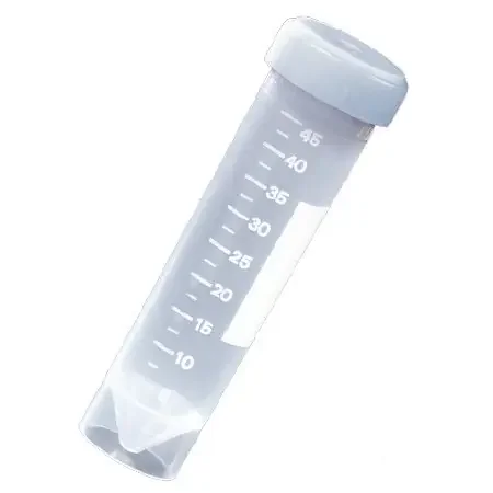 Globe Scientific – Transport Tube Conical Bottom, Skirted Plain 30 X 115 mm 50 mL Without Color Coding Screw Cap Polypropylene Tube – 6255MF