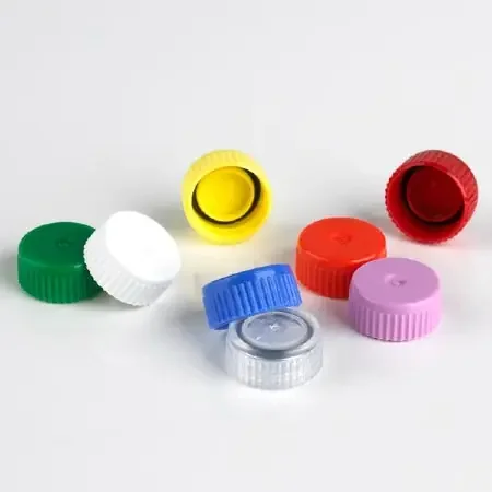 Globe Scientific – Tube Closure Polypropylene Screw Cap Clear For Microcentrifuge Tube – 111671C