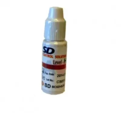 GlucoNavii – Blood Glucose Control Solution Blood Glucose Testing 2 X 2.5 mL Level 1 & Level 2 – BGSDCS-S01