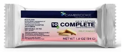 Glytactin COMPLETE 10 – PKU Oral Supplement Fruit Frenzy Flavor 1.9 oz. Individual Packet Ready to Use – 34006