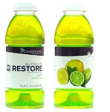 Glytactin Restore Lite – PKU Oral Supplement Lemon Lime Flavor 16.9 oz. Bottle Ready to Use – 35013