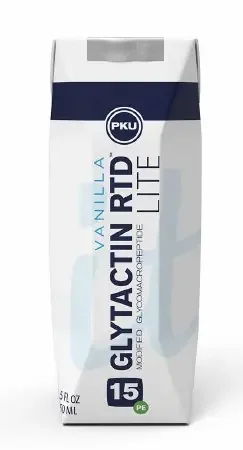 Glytactin RTD Lite – PKU Oral Supplement Vanilla Flavor 8.5 oz. Carton Ready to Use – 35184