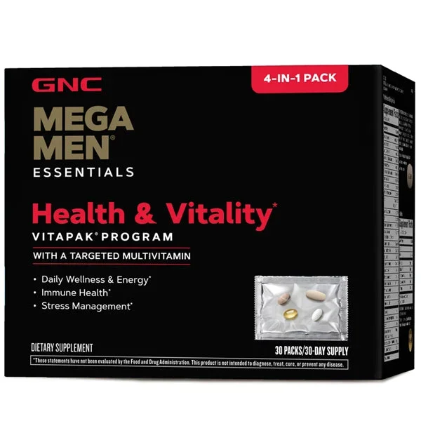 GNC Mega Men Health & Vitality Vitapaks