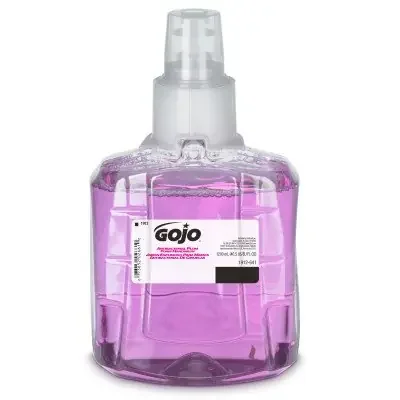 GOJO – Antibacterial Soap Foaming 1,200 mL Dispenser Refill Bottle Plum Scent – 1912-02