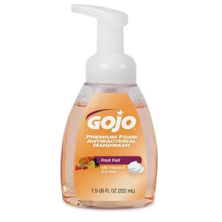 GOJO Premium – Antibacterial Soap Foaming 7.5 oz. Pump Bottle Fresh Fruit Scent – 5710-06