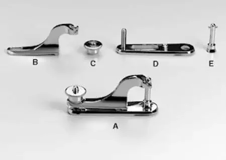 Gomco – Circumcision Bell Clamp Stud 1.1 cm Diameter, X-Small, Chrome Plated Brass, Reusable – 02-90-0001
