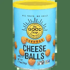 Good Crisp Company Cheese Balls Cheddar–2.75 Oz