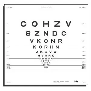 GOOD-LITE – Eye Chart Good-Lite 10 Foot Measurement Acuity Test – 500010
