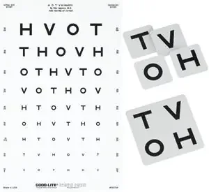 GOOD-LITE – Eye Chart Good-Lite 10 Foot Measurement Acuity Test – 600016