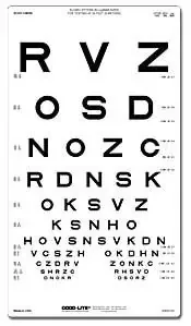 GOOD-LITE – Eye Chart Good-Lite 10 Foot Measurement Acuity Test – 800740
