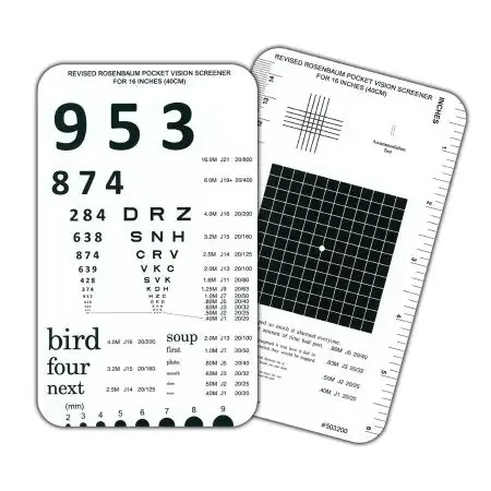 GOOD-LITE – Eye Chart Good-Lite 14 Inch Measurement Lateral Test – 503200