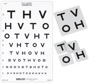 GOOD-LITE – Eye Chart Good-Lite 20 Foot Measurement Acuity Test – 600731