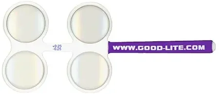Good-Lite – Hyperopia Screening Flipper 1.5 Lens Type, Plastic, White – 127150