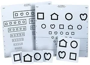 GOOD-LITE – Preschool Eye Test Chart Good-Lite 10 Foot Measurement Acuity Test – 256000