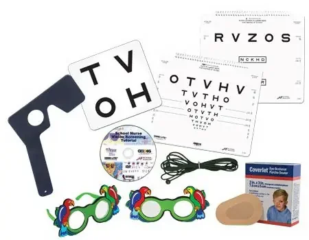 GOOD-LITE – Preschool Eye Test Chart Good-Lite Hand Held Acuity Test – 129001