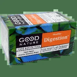 Good Nature Organic Herbal Tea Healthy Digestion–20 Tea Bags-1.41 oz