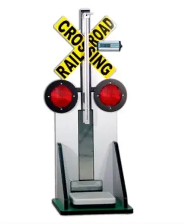 Goodtime – Pediatric Scale Railroad Digital Display 440 lbs. Silver, Yellow Battery Operated – 6-8