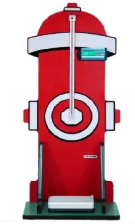 Goodtime Medical – Pediatric Scale Fire Hydrant Digital Display 440 lbs. Red, Silver Battery Oprerated – 6-5