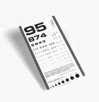 Grafco – Eye Chart 14 Inch Measurement Acuity Test – 1243-1