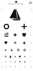 Grafco – Preschool Eye Test Chart 20 Foot Measurement Acuity Test – 1243