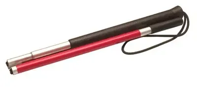 Graham-Field – Folding Cane For The Blind Aluminum 46 Inch Height White / Red – 5961