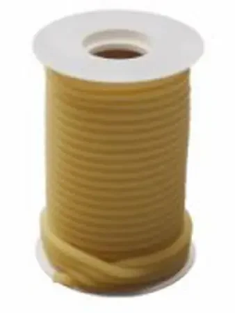 Graham-Field – General Use Connector Tubing 50 Foot Length 0.25 Inch I.D. NonSterile Without Connector Amber Smooth OT Surface Natrual Latex Rubber – 3932 132