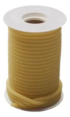 Graham-Field – Smooth Latex Tubing 50 Foot, Amber, Natural Rubber (Latex), Polyisoprene Rubber, 1/16 Inch Wall, 1/4 OD X 1/8 Inch ID – 3931 14